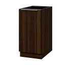 SIS - 4D spodní skříňka, 1-dveřová, levá, 870x400x600, ořech královský